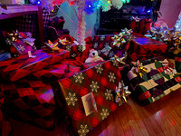 Christmas presents under the tree